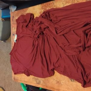 Maroon dress